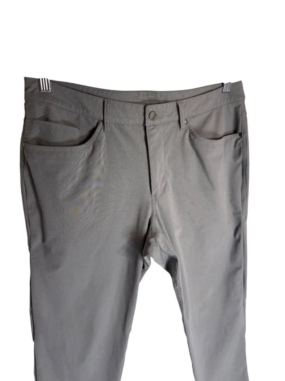 Lululemon ABC Slim-Fit Pant Full Length Warpstreme Grey-sz 34